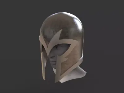Magneto Helmet 3D print model