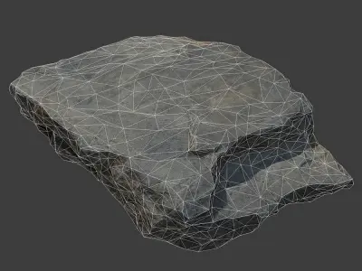 Kayley Stone Low-poly 3D model