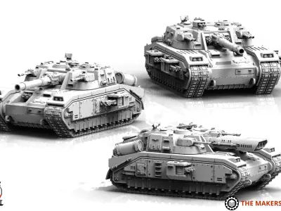 Universal Guard - Heavy Battle Tank 2 3D print model