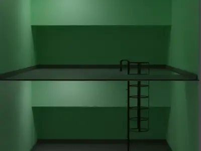 Interior Liminal Space 3D Model 2 3D model