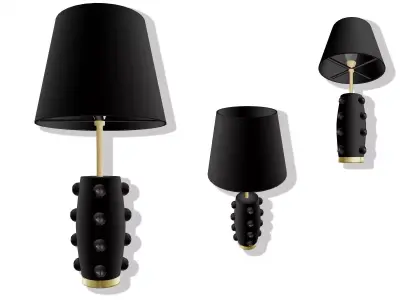 Table lamp mesh Low-poly 3D model