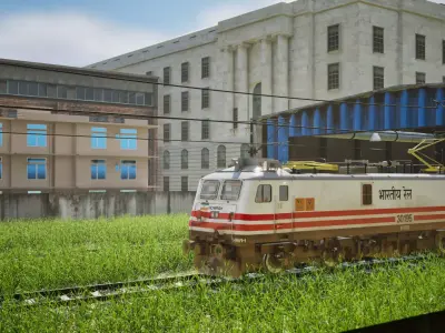 Indian Railway WAP-5 3D Pack Low-poly 3D model