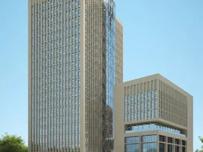 Modern Office Building  3D model