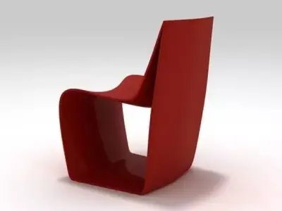 Outdoor Set 7 dining table and chairs 3D model