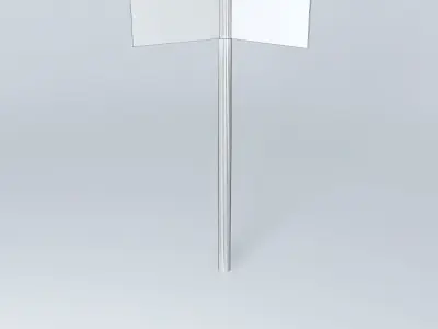 Street plate Free 3D model