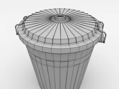 Garbage Can v2 3D model