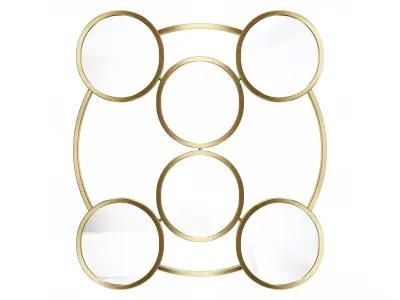 Mirror in a metal frame GZ-M1074 3D model