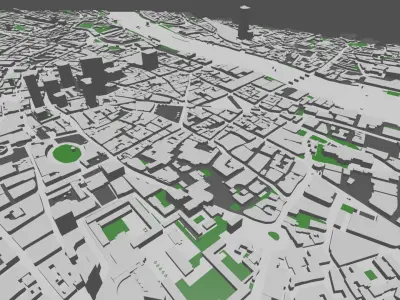 City Of London Low-poly 3D model