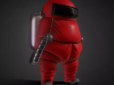 Among Us Space model Low-poly 3D model