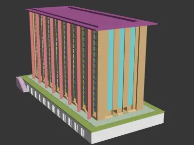 BUILDING tall 3D print model