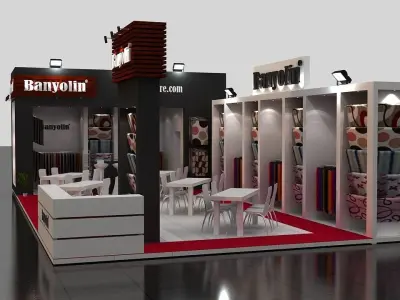 Boyolin Stand Exhibition 3D model