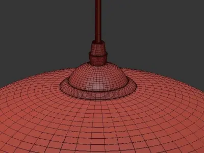 Ting w glass pendant light 3D model