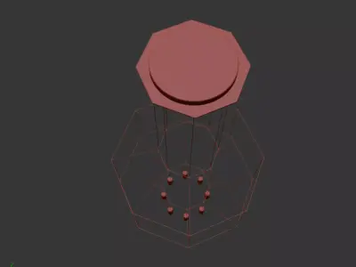 Vibia Wireflow 0401 Geometric Line Chandelier Model 3D model