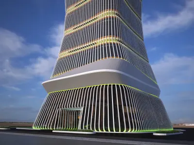 The conceptual Buidling Design 3D model