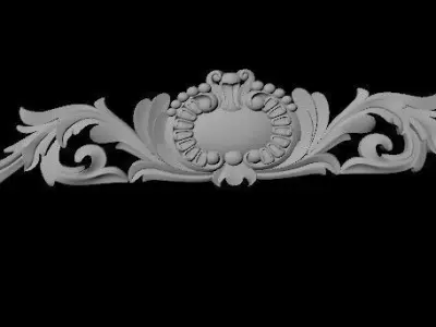 dekor ornament 3D model 132
