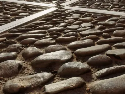 Tilescan01 stone walkway  3D model