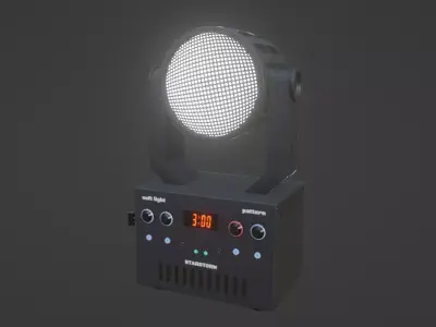 DJ Lighting Low-poly 3D model