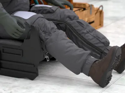  F-35 Fighter Pilot in Seated Position 