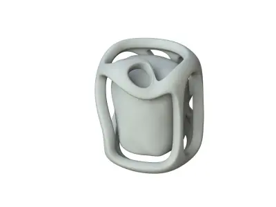 SciFi Shape Object Low Poly 87 Low-poly 3D model