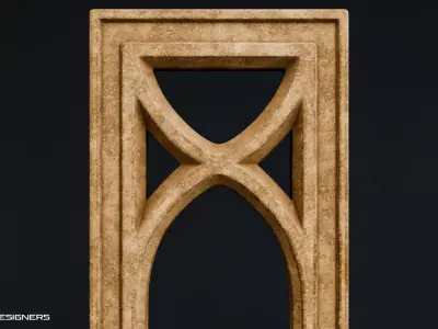 Gothic Window 3D model