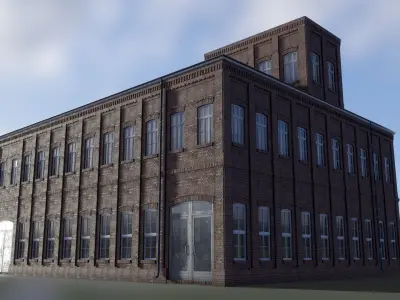 European Building 18 Low-poly 3D model