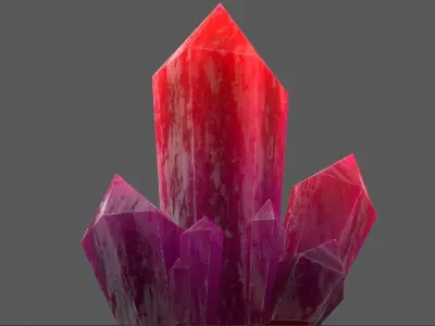 Crystal Low-poly crystals Low-poly 3D model