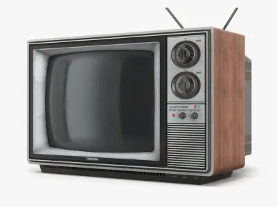  Retro TV Toshiba Blackstripe 