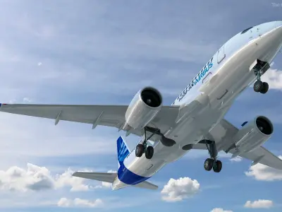  Airbus A220 300 Detailed Cabin 