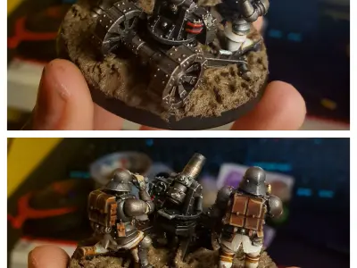 Feudal guard Heavy Weapons teams 3D print model