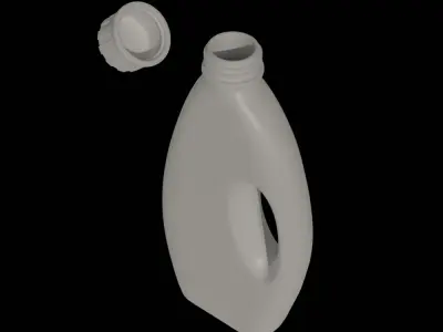 Detergent Bottle Mockup Free low-poly 3D model