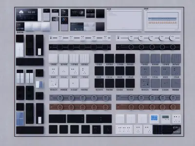 Switch and Outlet Collection-A2 3D model