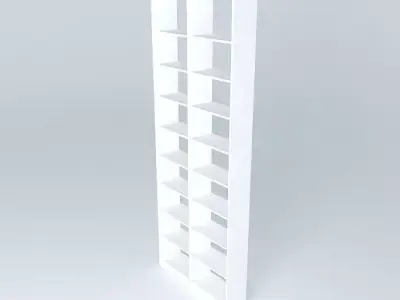 bookshelf at hall door left Free 3D model