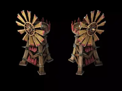 Steam Harbour - Camp Windmill 01 3D model