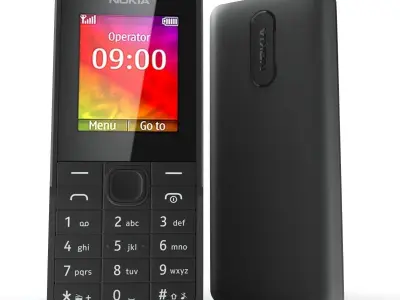  106 Nokia black 3D model