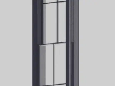 matte black windows Free low-poly 3D model