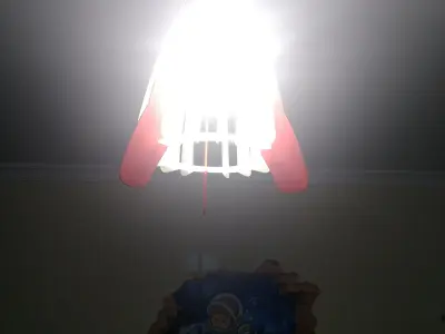 Moon Rocket Chandelier 3D print model