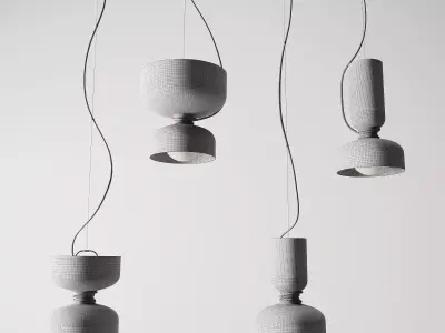 101 Copenhagen Sino Ceramic Pendant Light Model 3D model