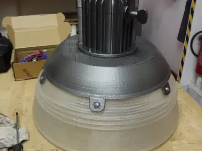 Industrial Lamp - 3D printed Free 3D print model