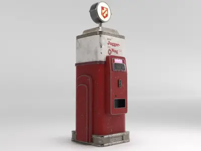 Jugger Nog Machine Low-poly 3D model