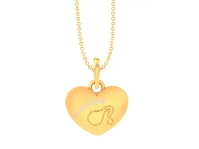 Kids Heart Pendants 3dm STL OBJ FBX Renders Details 3D print model 2