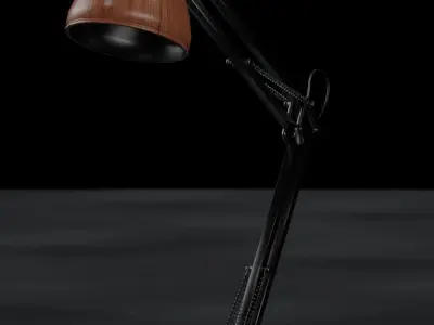 Modern desk lamp Texture