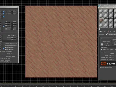 Wooden floor 3D model