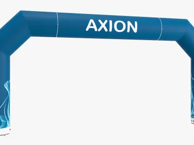 Zip-Off 800-80 inflatable arch Axion 3D model