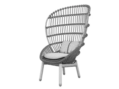 Cala Armchair 3D model