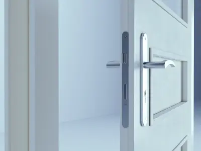 White Door 58 3D model