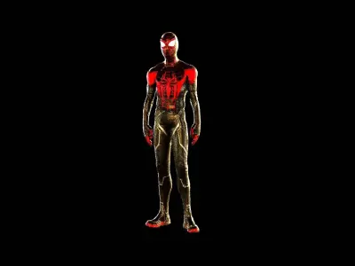 spider man miles morels 3D model