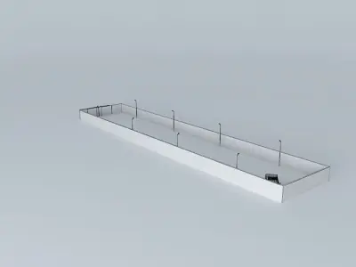 Parking or parking Free 3D model