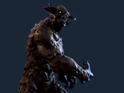 Alpha Demon - Game Ready Low-poly 3D model