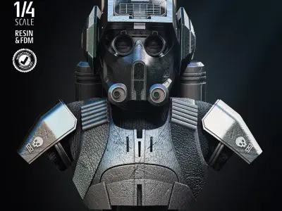 STAR WARS Tech Bust Portrait Tested for 3D Printing 3D print model
