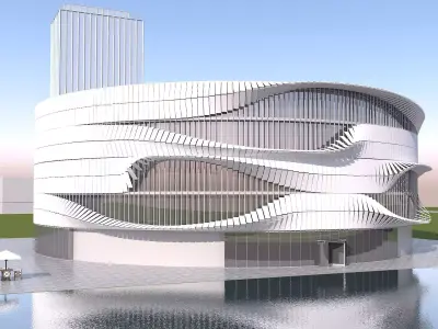 Building 02 3D model